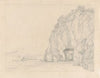 A Grotto near Sorrento, with a Distant View of the Vesuvius