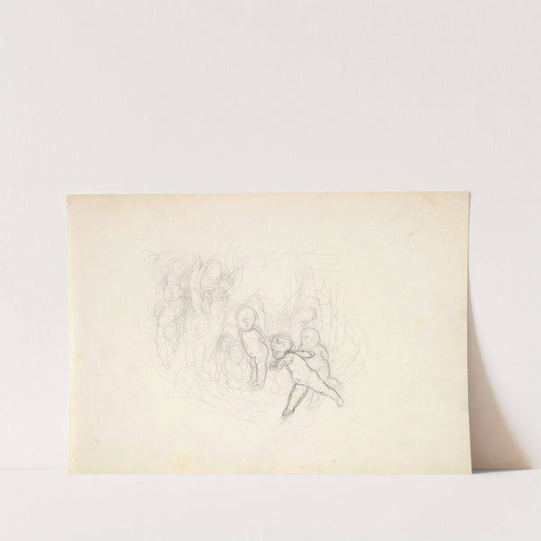 A Group of Children (ca. 1849) by Frederic Leighton