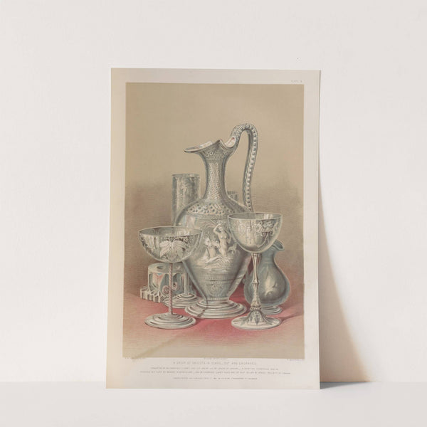 A group of objects in glass by Matthew Digby Wyatt