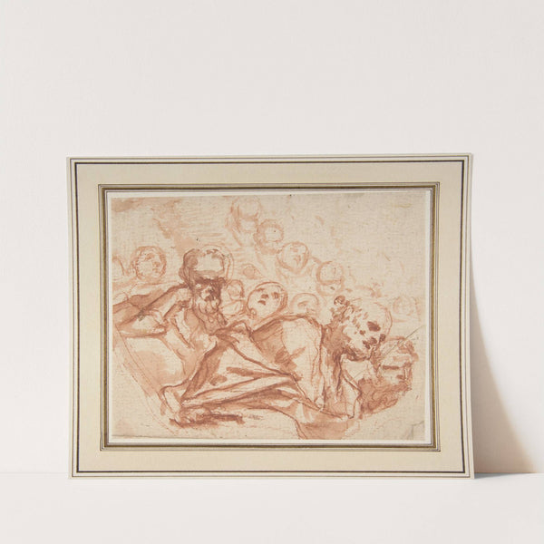 A Group of Saints and Angels (1613–99) by Mattia Preti