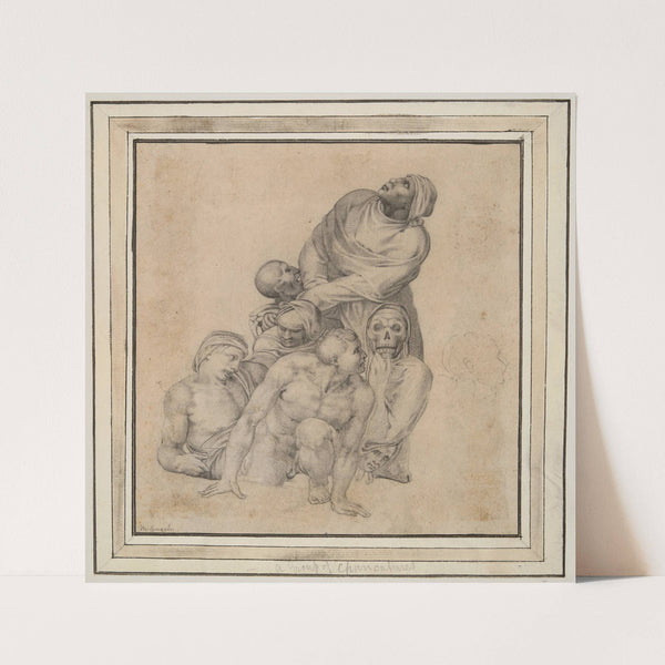 A Group of the Resurrected after ‘The Last Judgment’ (16th century) by Michelangelo