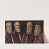 A group portrait of four Venetian senators by Domenico Tintoretto
