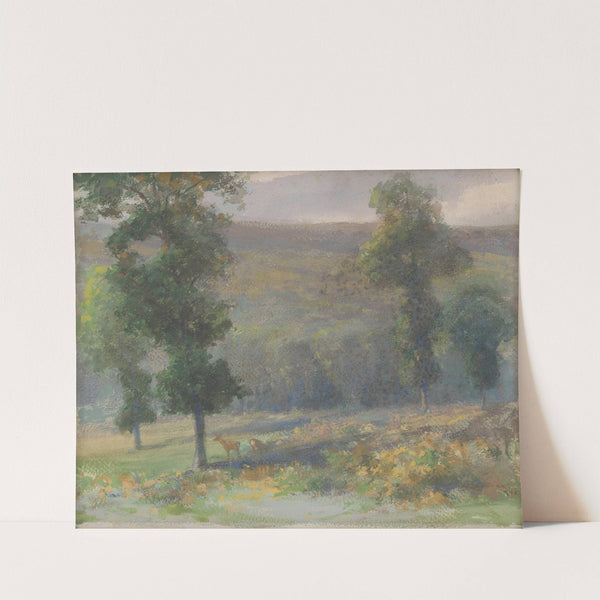 A grove with deer (1905) by Ľudovít Čordák