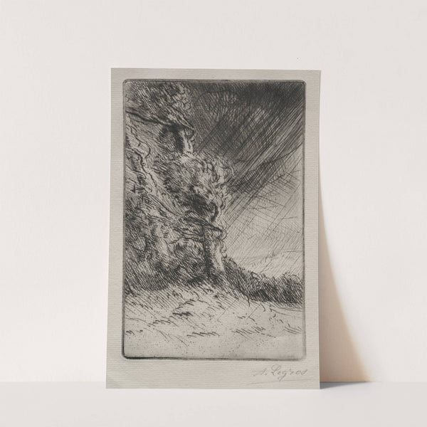 A Gust of Wind (c. 1857–1911) by Alphonse Legros