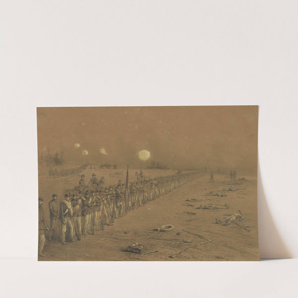 A halt in the line of march by Edwin Forbes