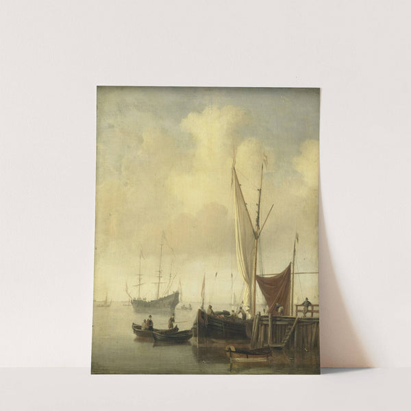 A Harbor by Willem van de Velde the Younger