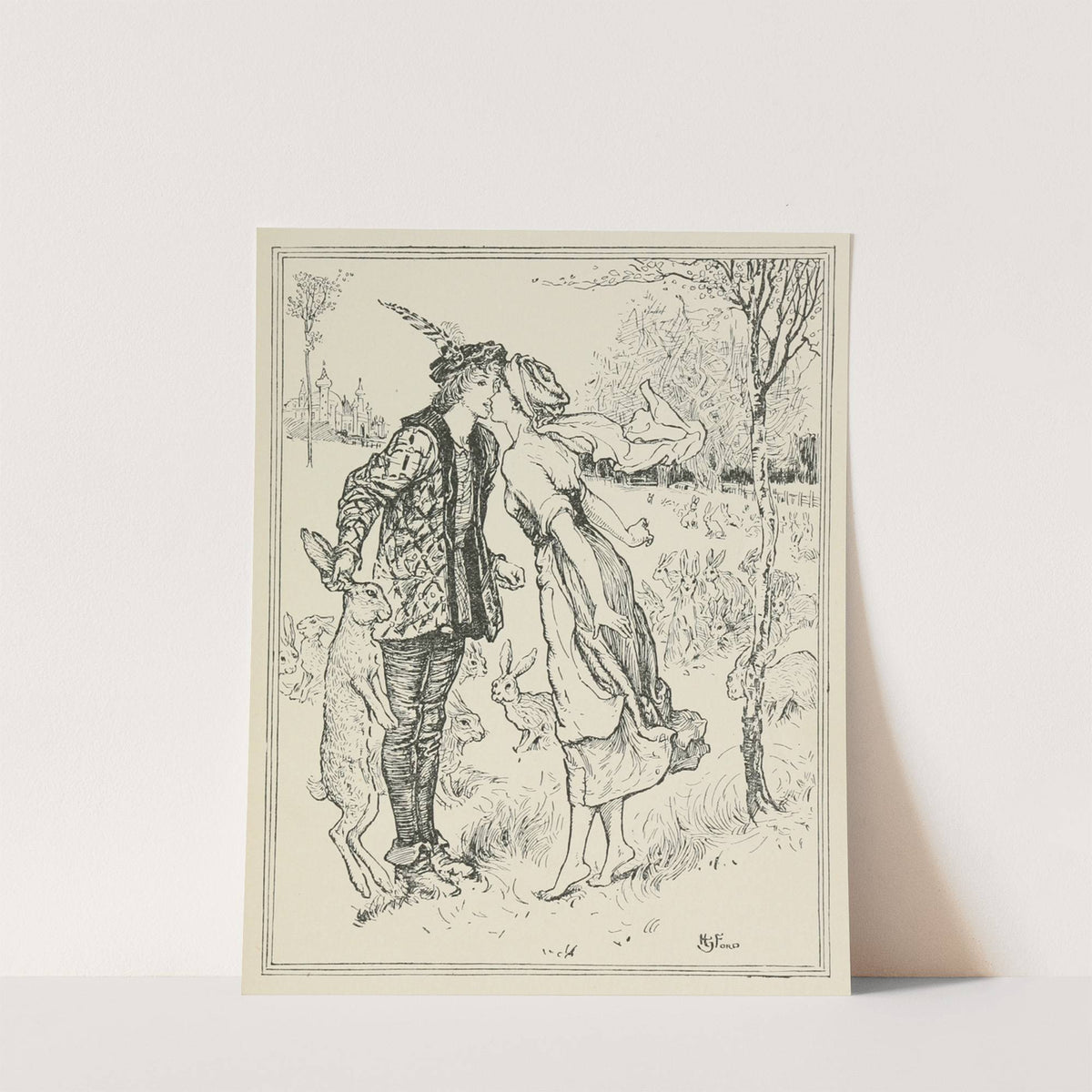 A Hare for a Kiss by Henry Justice Ford