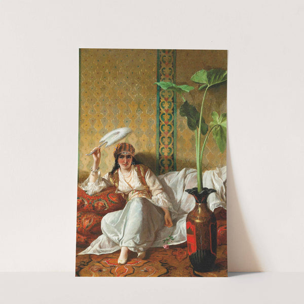 A harem beauty by Eleuterio Pagliano