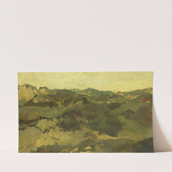 A Heath Landscape, Presumably in Drenthe (c. 1880 - c. 1923) by George Hendrik Breitner