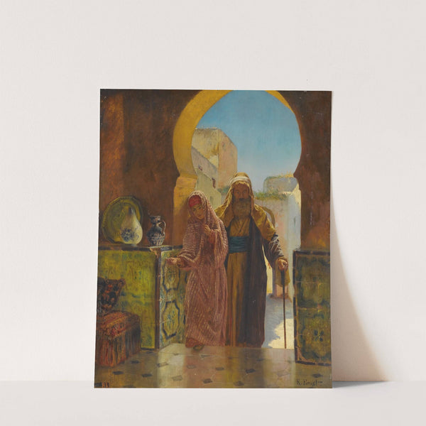 A Helping Hand by Rudolf Ernst