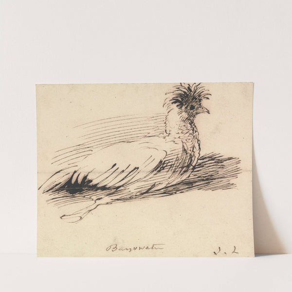 A Hen by John Linnell