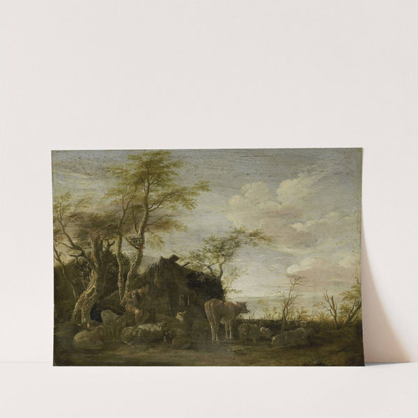 A herdsman's hut by Paulus Potter