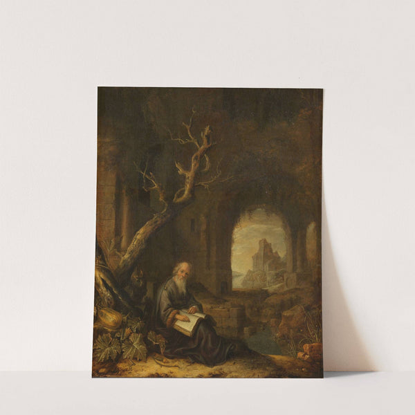 A Hermit in a Ruin by Jan Adriaensz van Staveren