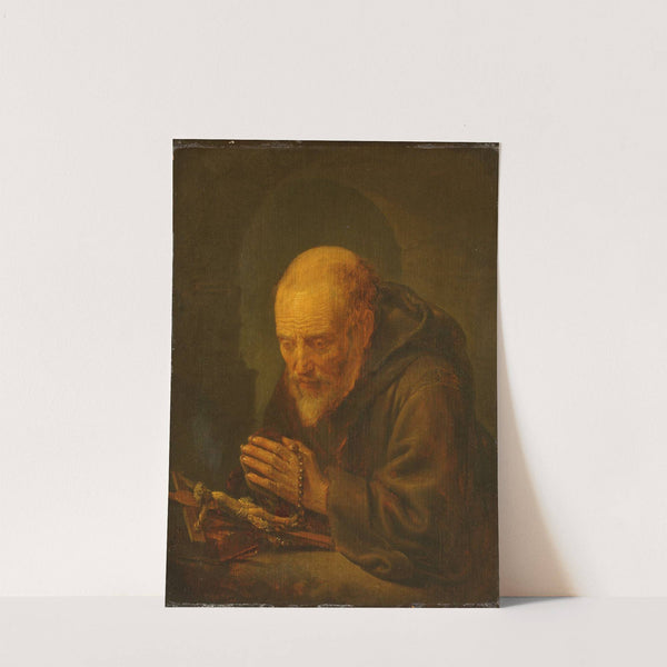 A Hermit in Prayer by Gerrit Dou
