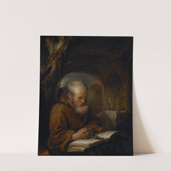 A Hermit Praying by Gerrit Dou