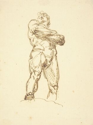 A Heroic Male Nude — size preview