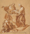 A High-Priest, the Prophetess Anna and a Kneeling Boy around a Table (1745)