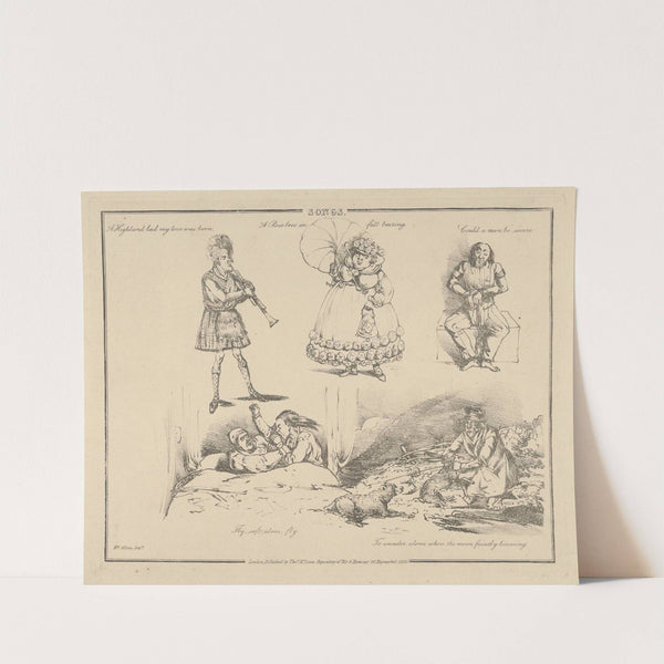 A Highland lad my love was born… (1822) by Henry Thomas Alken