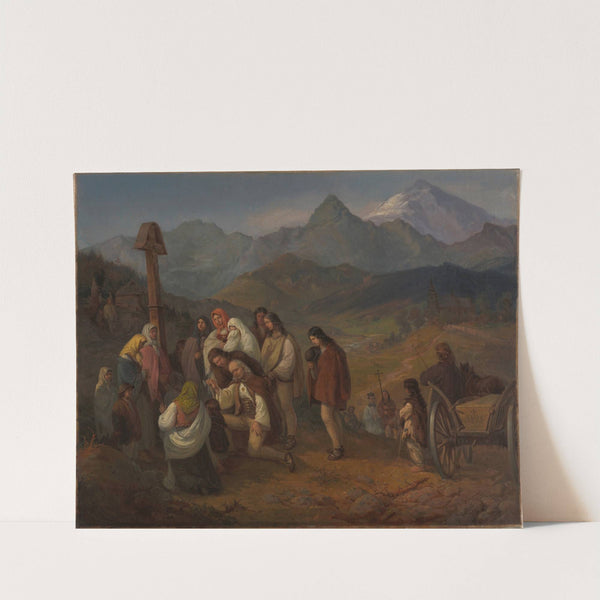 A Highlander's Funeral by Aleksander Kotsis