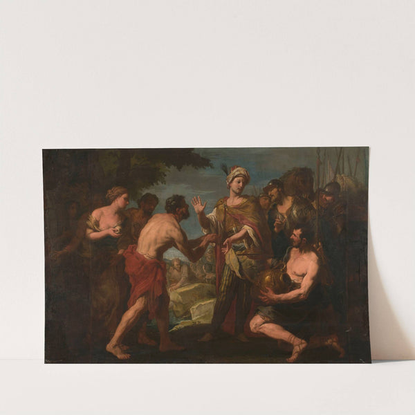 A historical scene by Antonio Molinari