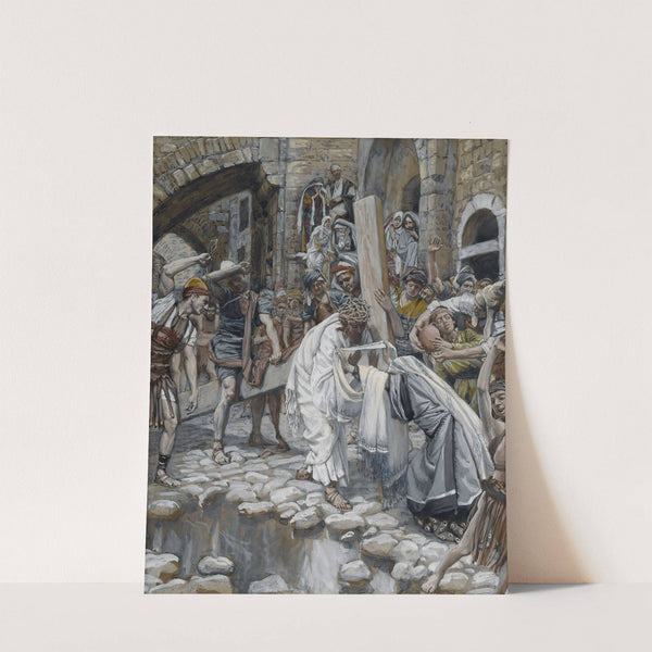 A Holy Woman Wipes the Face of Jesus (1886-1894) by James Tissot