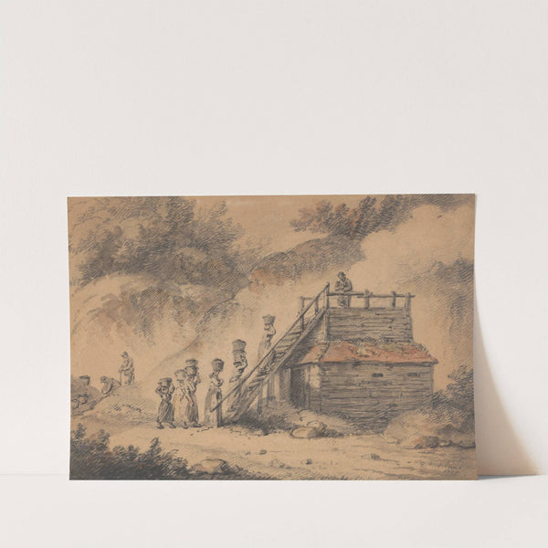 A Hop Kiln by George Morland