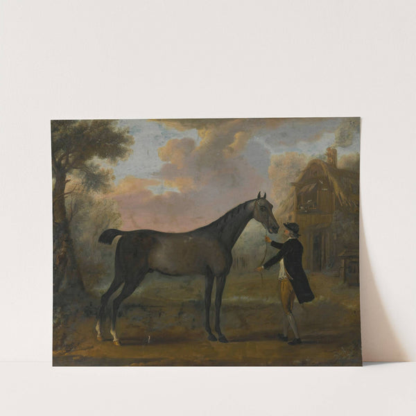A horse and groom in a landscape by John Wootton