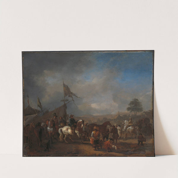 A Horse Fair near an Army Camp by Philips Wouwerman
