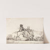 A Horseman and Other Figures at a Race-Course by Raphael Lamar West