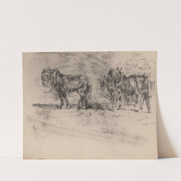 A Horses Span in Zealand by James Ensor