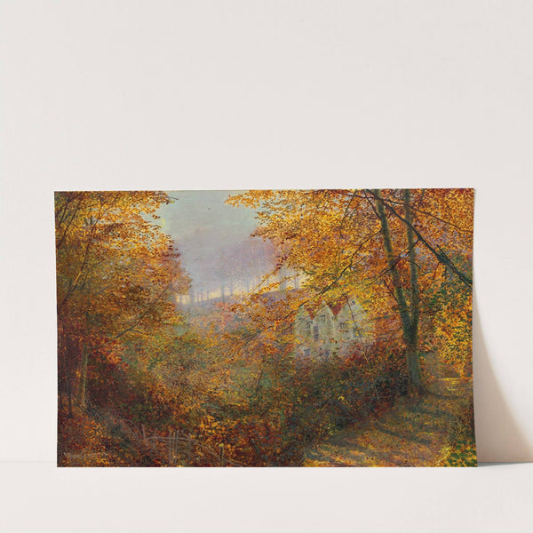 A House in a Clearing by John Atkinson Grimshaw