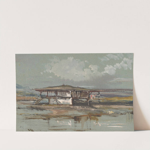 A House in Turkey (1820-60) by Alexandre-Gabriel Decamps