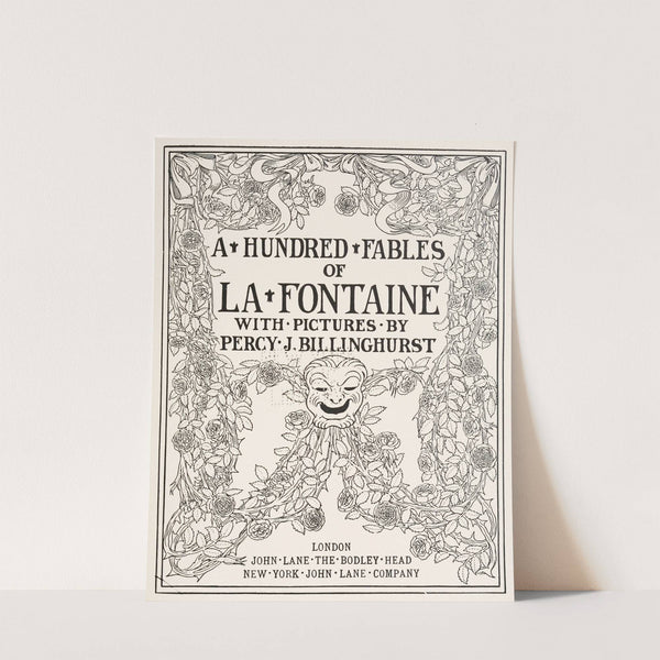 A Hundred fables of La Fontaine - Frontispiece by Percy J. Billinghurst