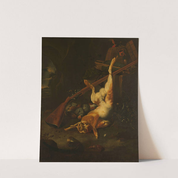 A Hunter’s Bag, with Dead Hare (1660 - 1695) by Melchior d'''Hondecoeter