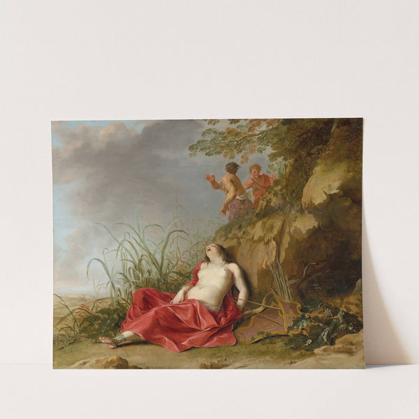 A Hunting Nymph, Asleep by Dirck van der Lisse