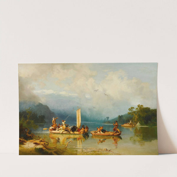 A Hunting Party in the Caucasus by Paul von Franken