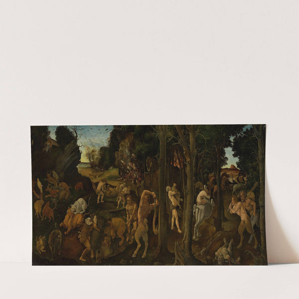 A Hunting Scene (ca. 1494–1500) by Piero di Cosimo