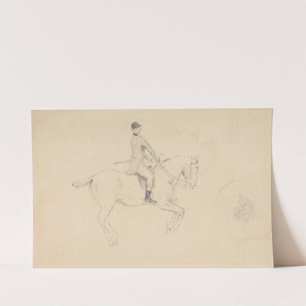 A Huntsman on Horseback by Brian Hatton