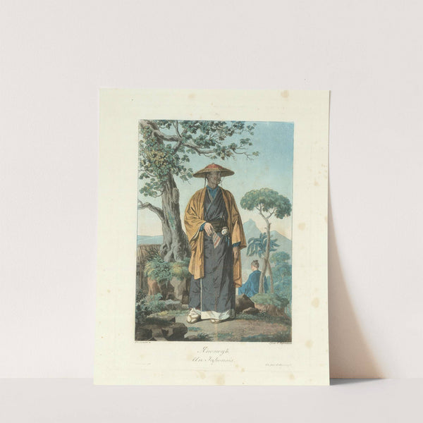 A Japanese man (1813) by Emelian Mikhailovich Korneev