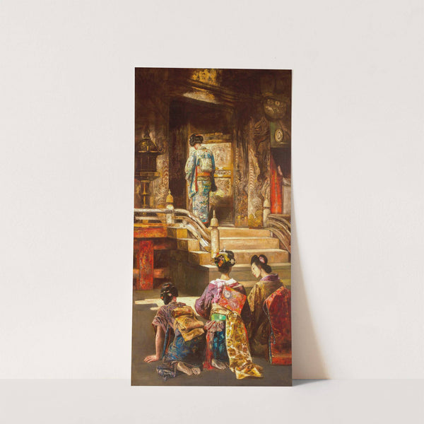 A Japanese princess going to church (circa 1906) by Gyula Tornai