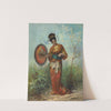 A Japanese Woman with a Parasol by Pierre-Marie Beyle