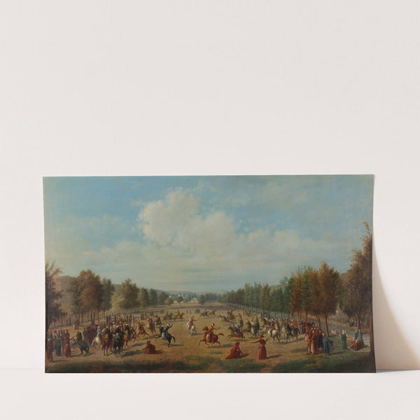 A Jereed Game in Kağıthane by Luigi Acquarone