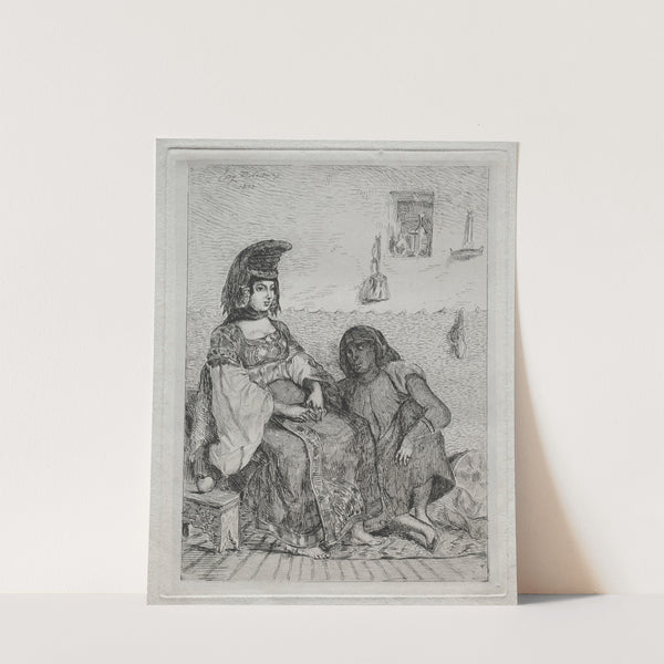 A Jewish Woman of Algiers (1833) by Eugène Delacroix