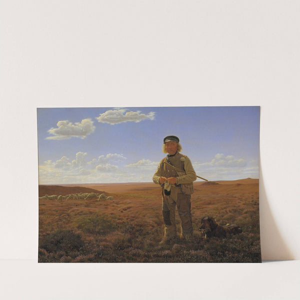 A Jutland Sheperd on the Moors by Frederik Vermehren