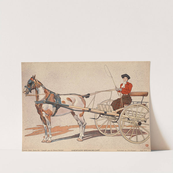 A Kentucky breaking cart by Edward Penfield