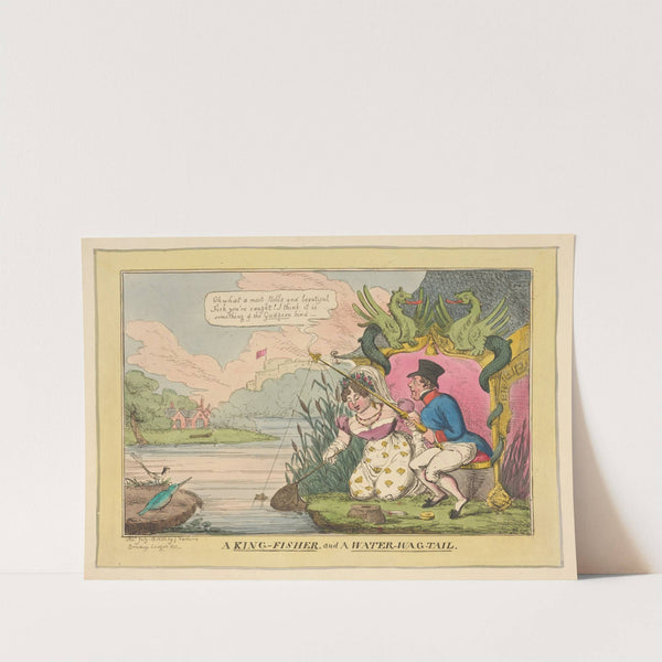 A king-fisher, and a water-wag-tail (1820)