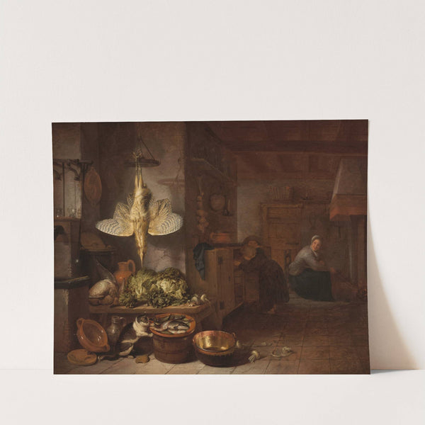 A Kitchen by Hendrik Martensz. Sorgh