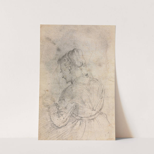 A Kitchen Maid (verso) by Alessandro Casolani