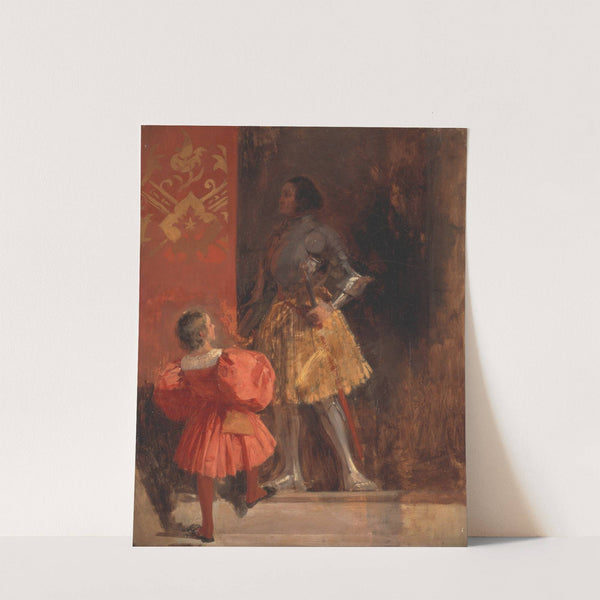 A Knight and Page (Goetz von Berlichingen and his Page George) by Richard Parkes Bonington