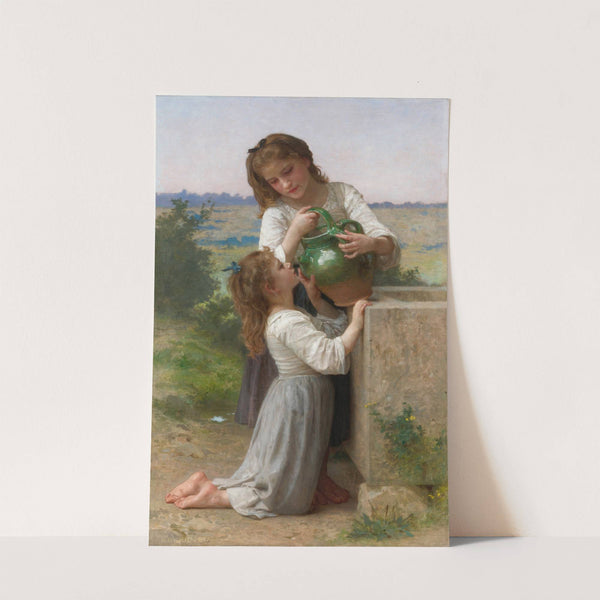 À La Fontaine (At The Fountain) (1897) by William Bouguereau